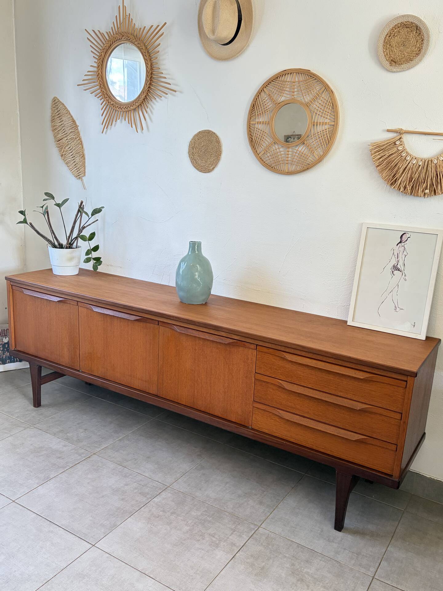 Vintage teak sideboard