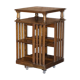 Victorian oak revolving library table circa 1880.