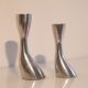 Bougeoirs vintage danois metal