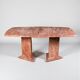 Sculptural marble table, France, 1980s