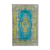 Tapis bohème turc bohème des années 1970 fait à la main 172 cm x 276 cm tapis multicolore