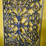 Old french cast iron door fence, 1950s