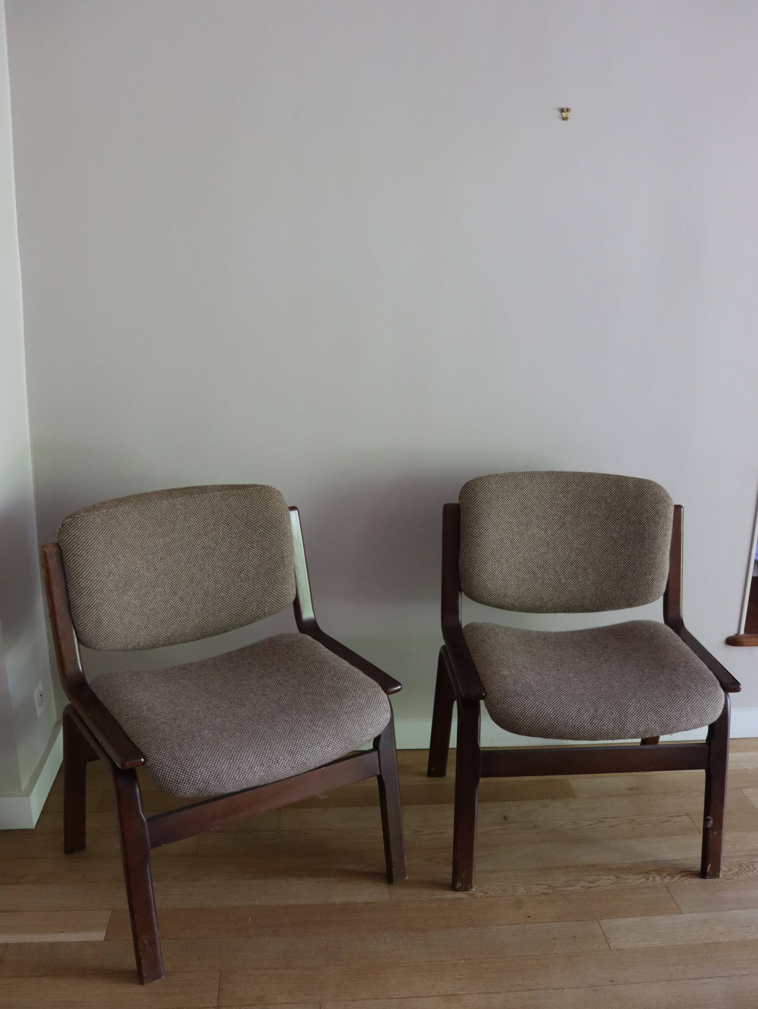Antique Scandinavian armchairs