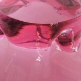 Coupe en cristal rose