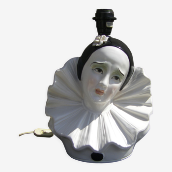 Vintage Pierrot table lamp