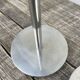 Pair of modernist aluminum candlesticks