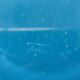 Signed art glass ashtray or bowl – vintage blue design