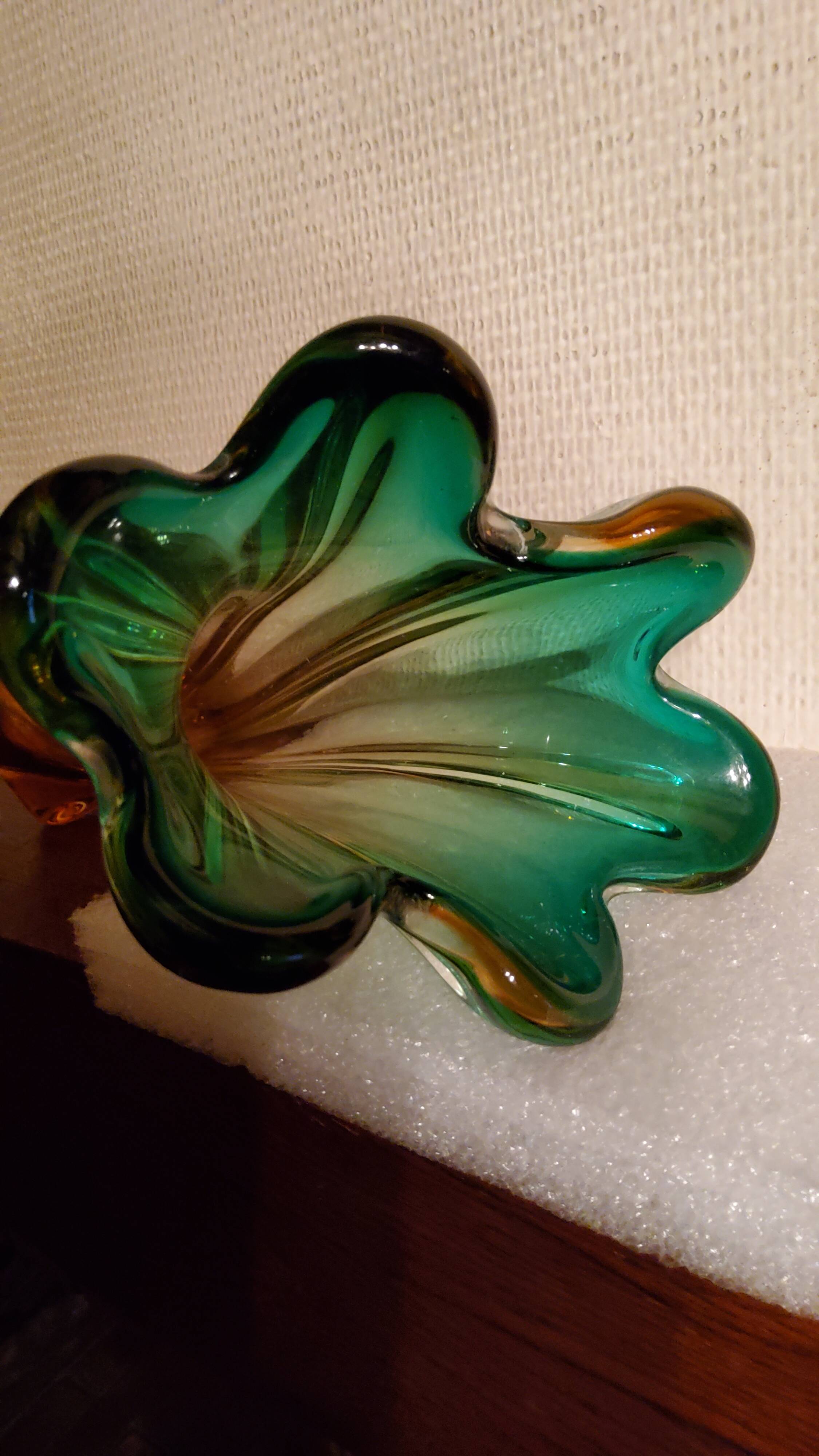 Murano glass vase from the 50s