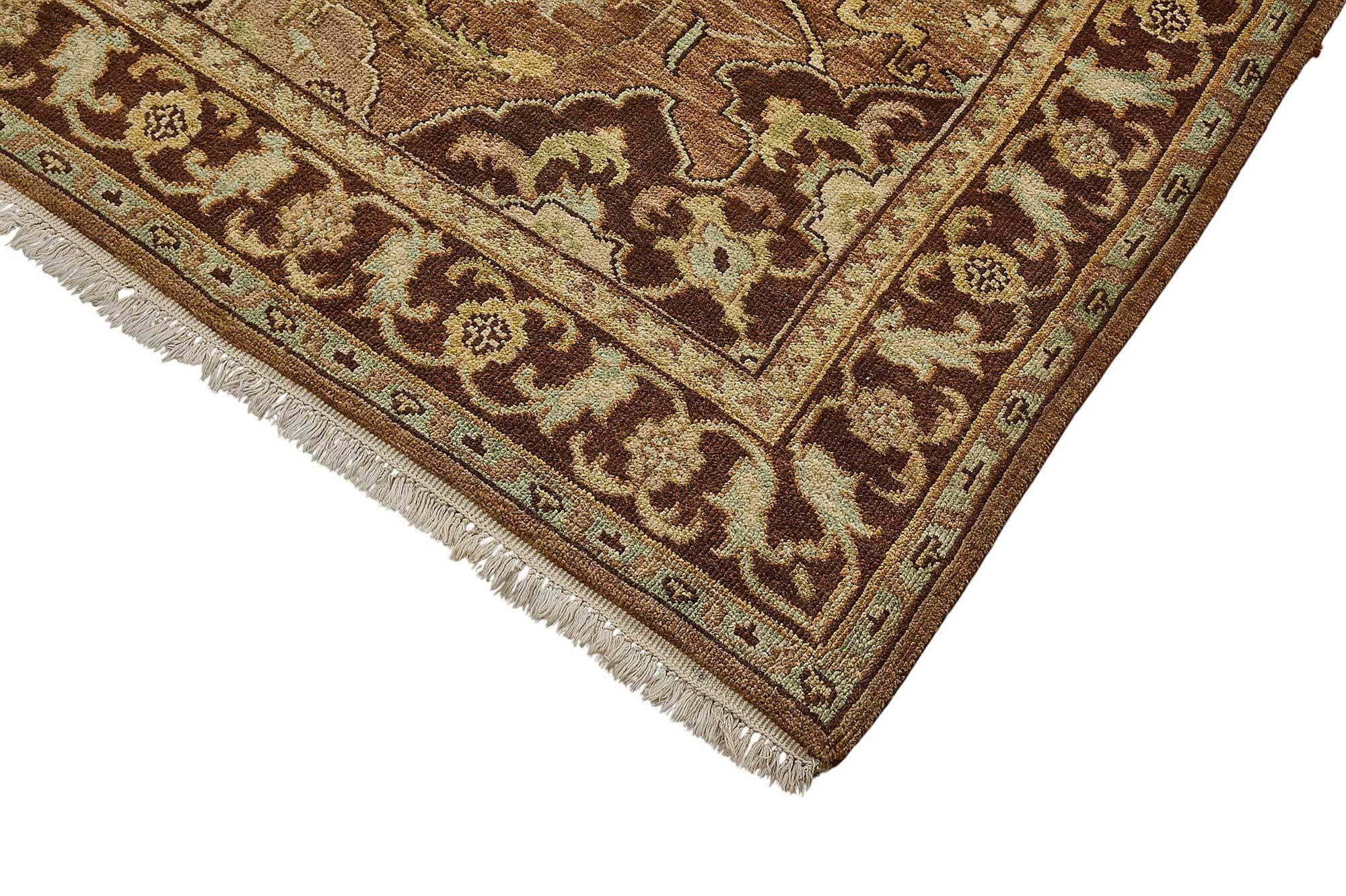 Turkish Handknotted Wool Oushak Rug 256 cm x 303 cm