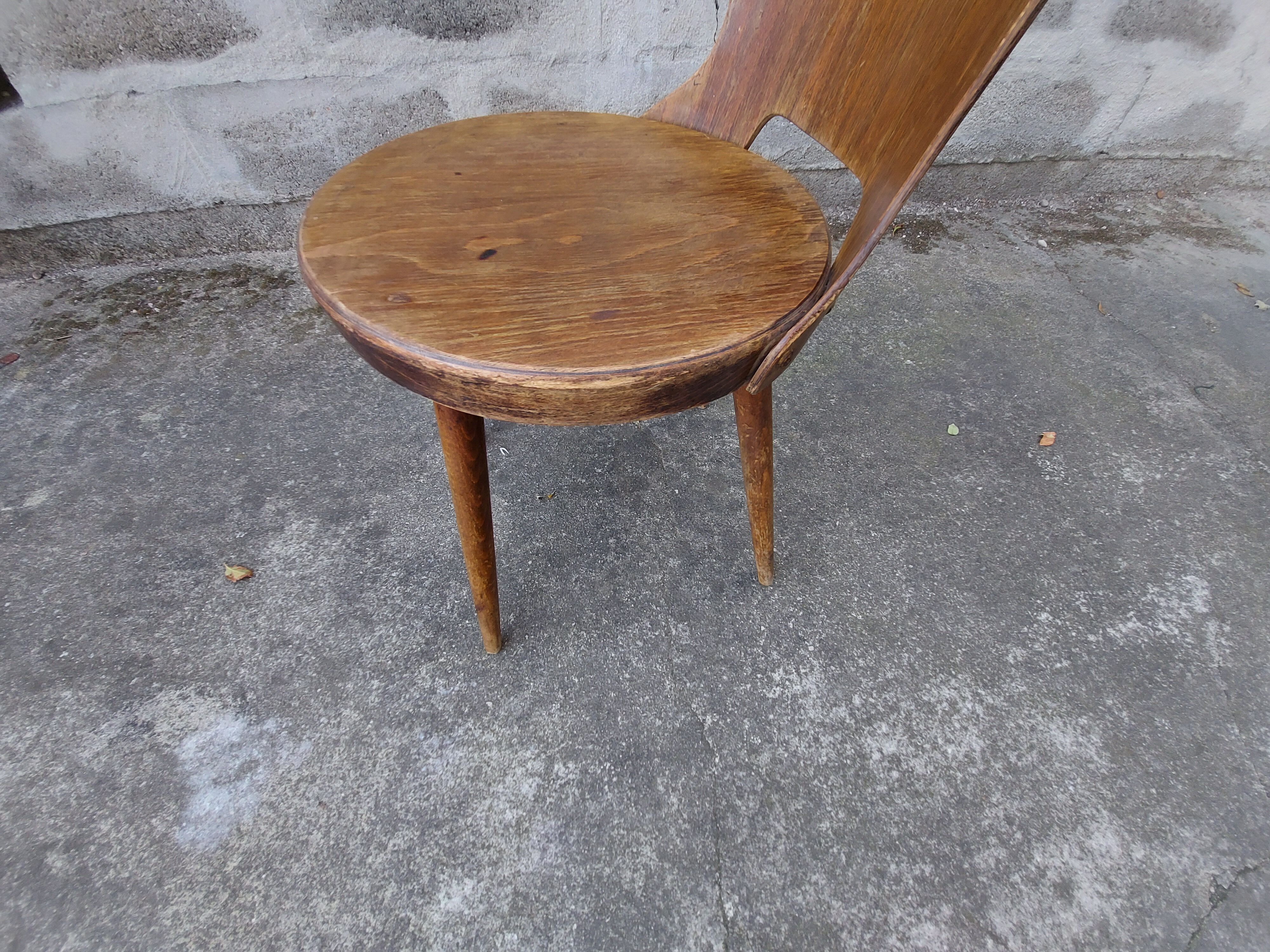 Set of 2 Baumann wooden chairs