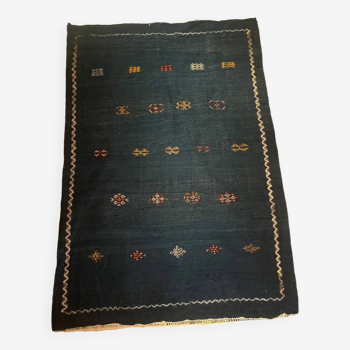 Hand-woven Moroccan rug