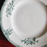 Set of 12 flat plates with slight defects Saint Amand 1932