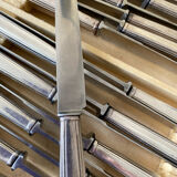 Box of silver metal knives