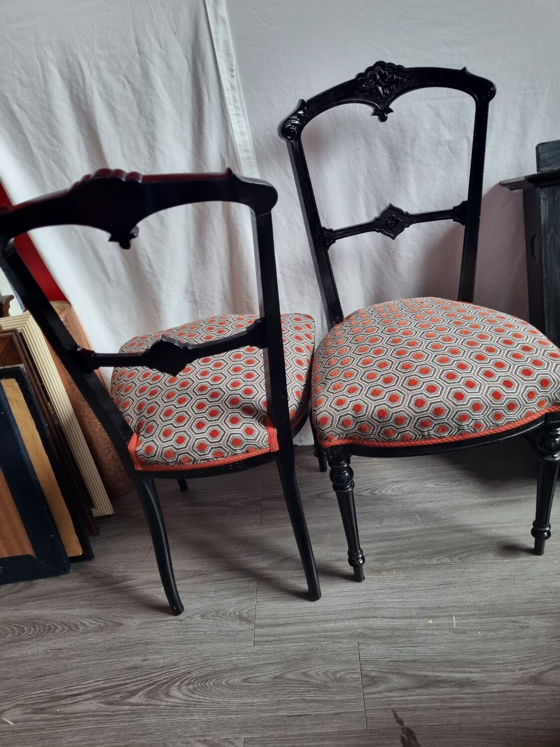 Restored Napoleon III chairs