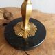 Lampe vintage en laiton et marbre