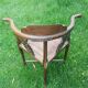 Set of 6 corner chairs in colonial style made of carved exotic wood from Bali.