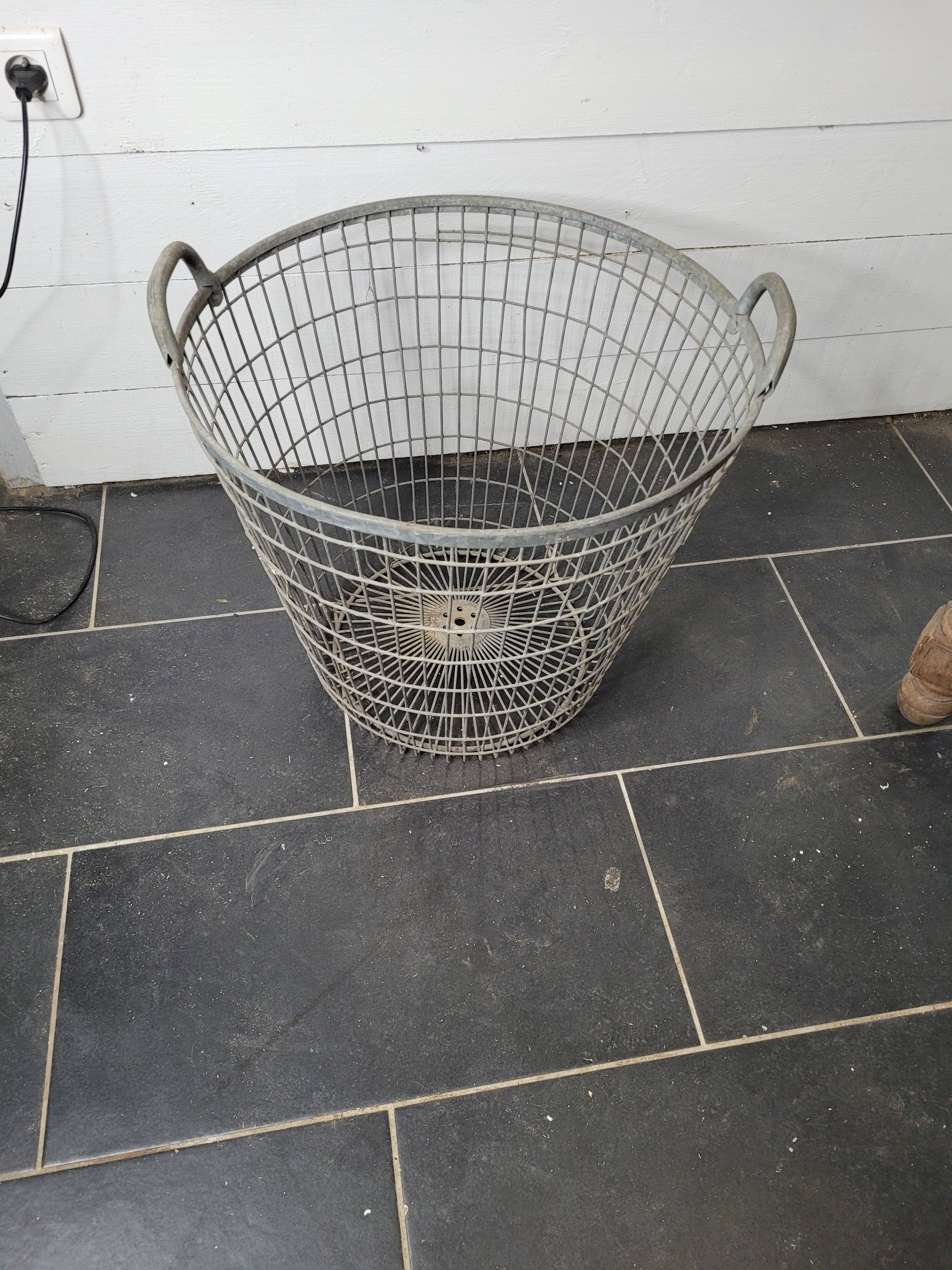 Iron potato basket