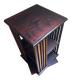 Rotating and low bookshelf