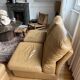 Lot de 5 chauffeuses en cuir vintage