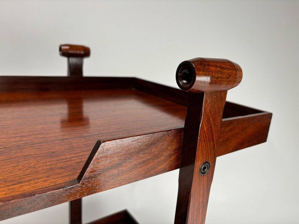 CR20 Wooden Bar Trolley by Franco Albini for Poggi, 1958