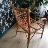 Rattan armchair
