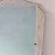 Bevelled, chiseled, antique, art deco wall mirror