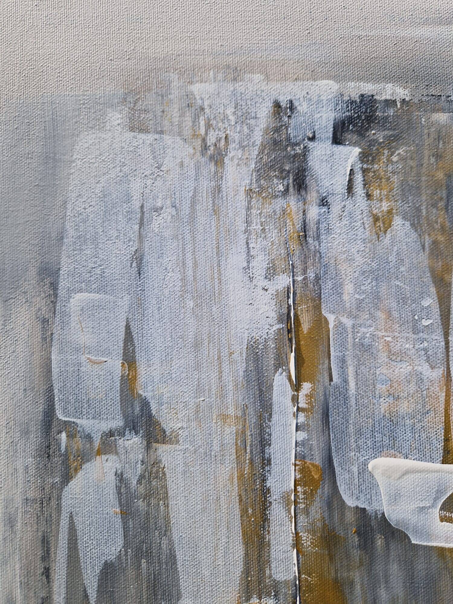 Abstract painting table