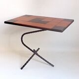 Side table or pedestal table Popular art 1960s