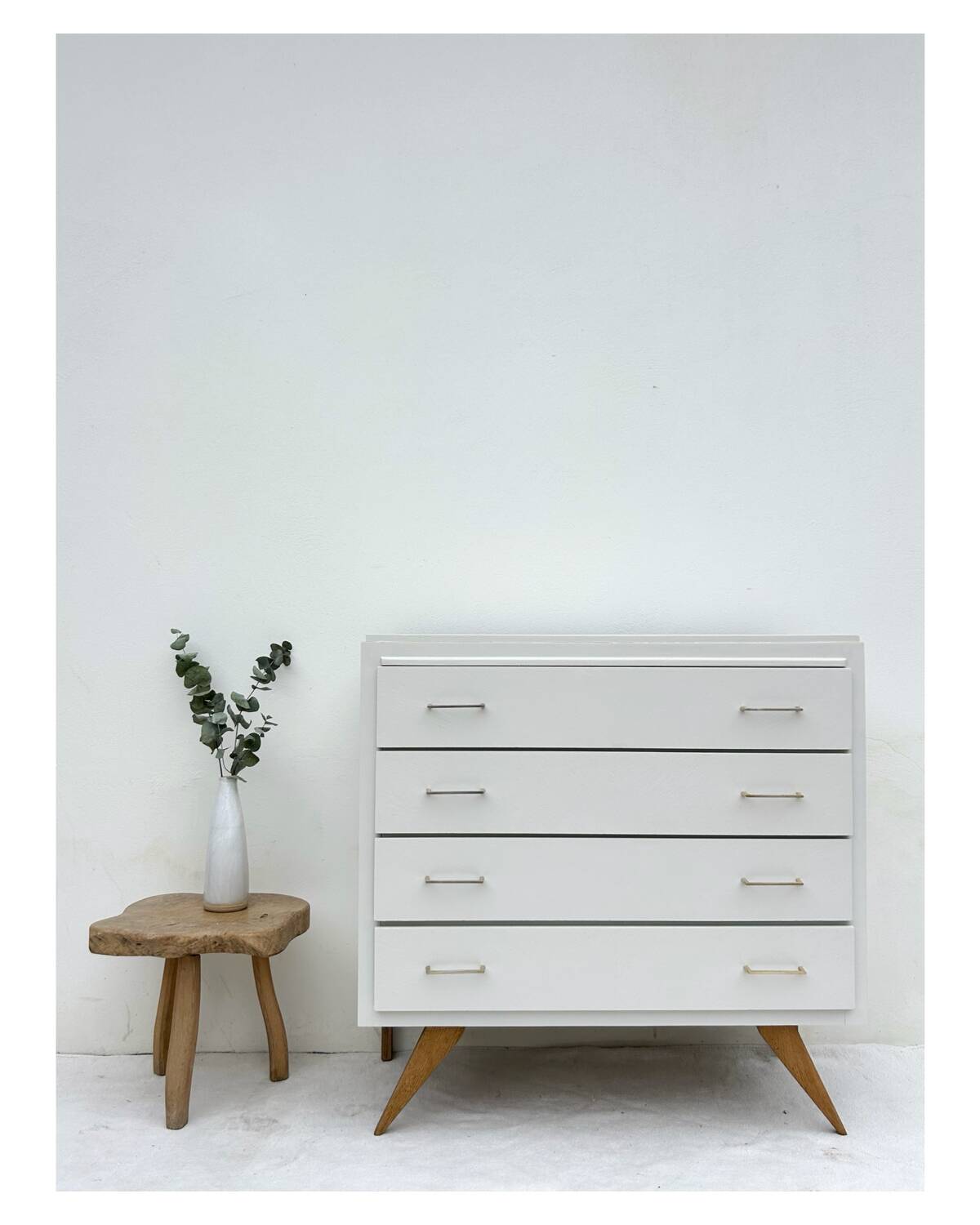 Commode vintage rénovée