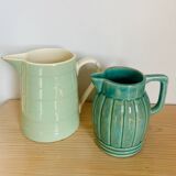 Old green Orchies pitcher