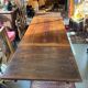 Rustic solid wood table: Elegance and functionality for your family meals, 19th century.