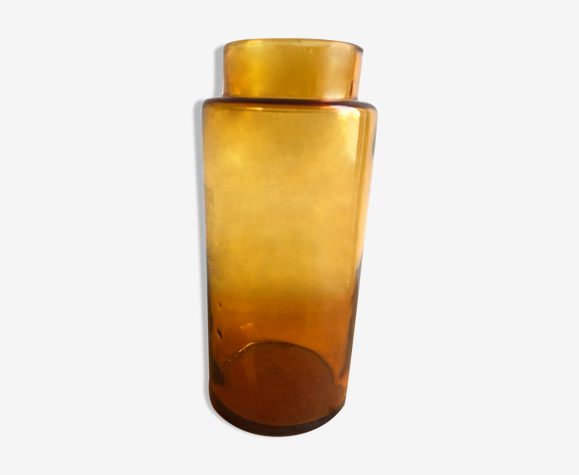 Old brown glass apothecary bottle