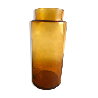 Old brown glass apothecary bottle