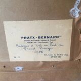 Watercolor 1950 signed Pratx Bernard