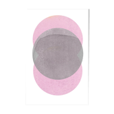 Cercles gris roses