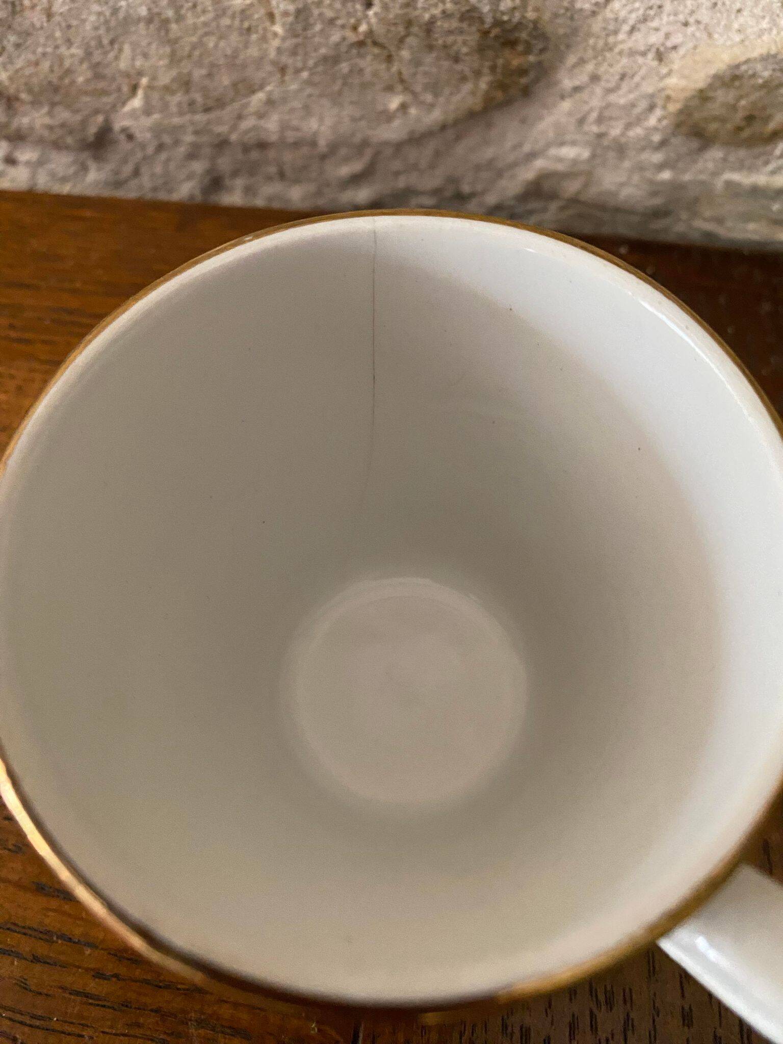 2 cups and saucers decorations pink and rosebud