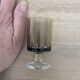Set of 5 Luminarc Sweden smoked liqueur glasses