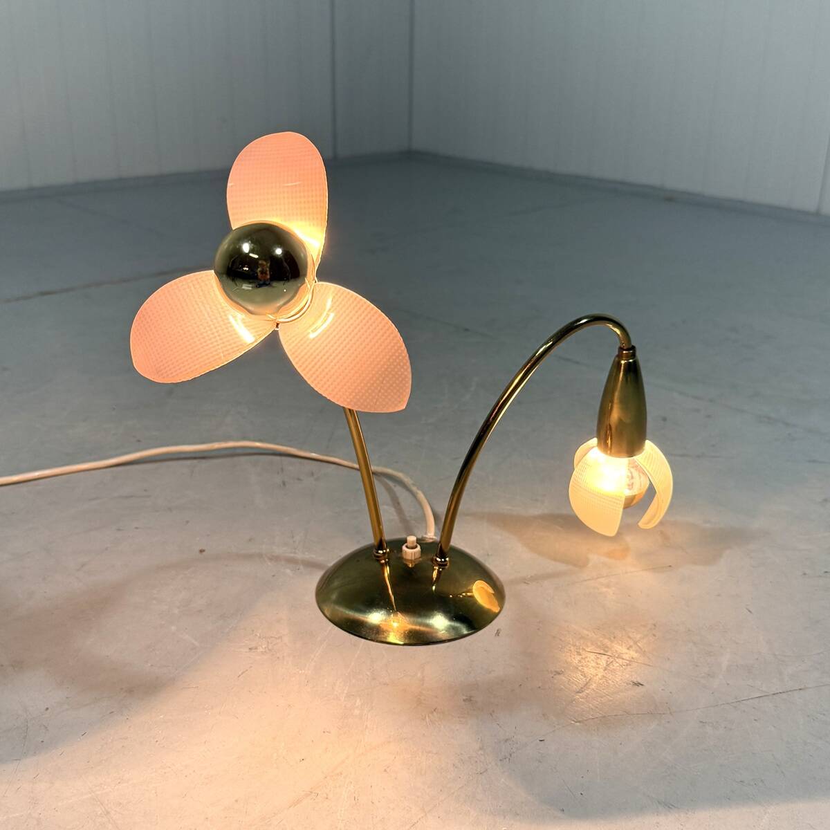 Lampe de table fleur GERU-Leuchten, Allemagne