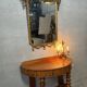 Vintage palm table lamp – Hollywood Regency