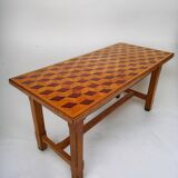 Table en bois vintage