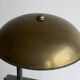 Bauhaus style table lamp in patinated brass from the 1930s.