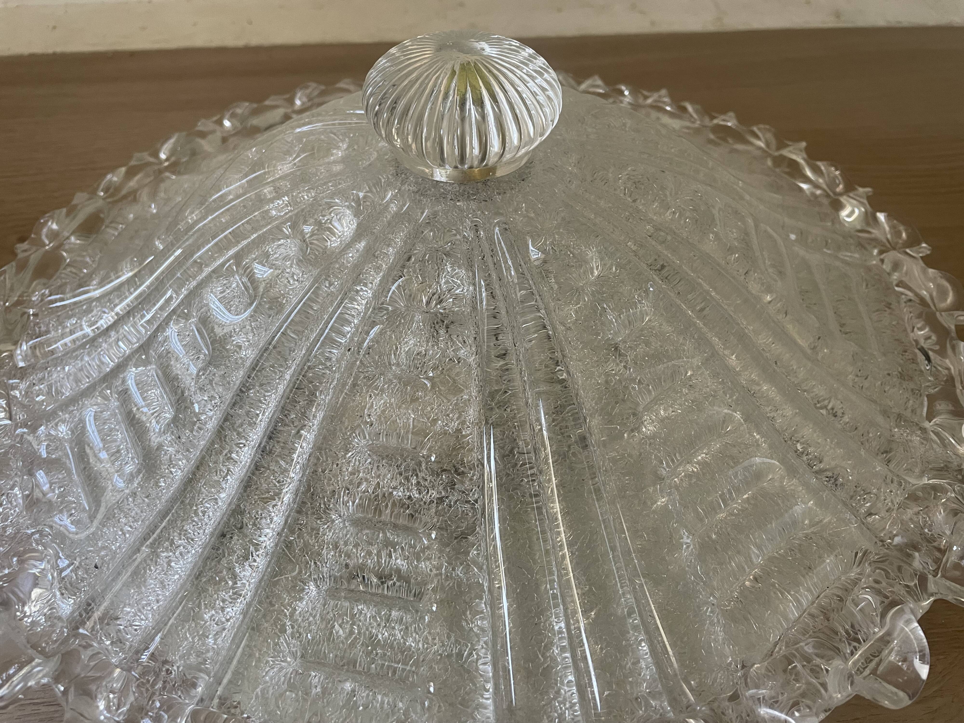 Murano-style glass ceiling light 36cm