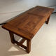 Old farmhouse table in solid oak