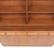 Scandinavian walnut bookcase by Bertil Fridhagen for Bodafors, Sweden, 1960