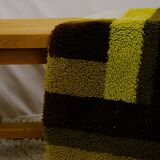 Tapis space age en laine, années 70