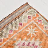 3x13 vintage modern runner rug, 87x391cm