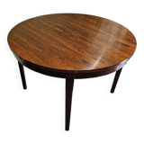Scandinavian extendable round table in rosewood, 1970s