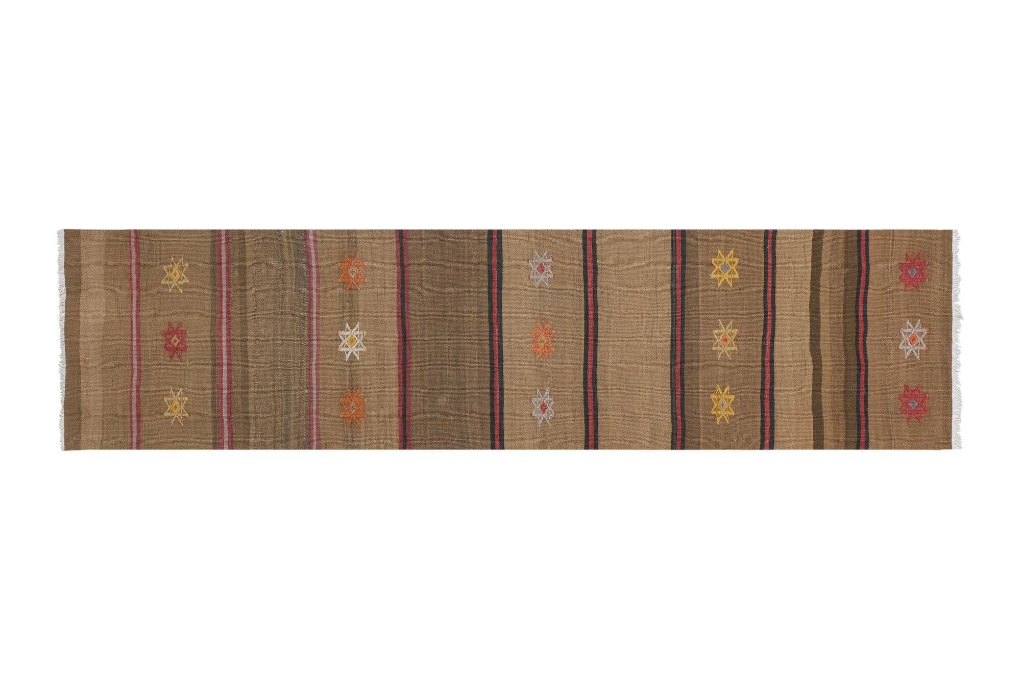 Vintage Turkish hallway rug 73x264 cm