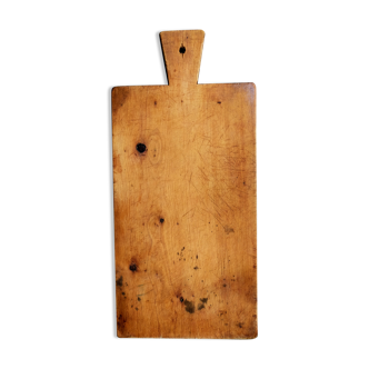 Planche à découper ancienne en bois fruitier