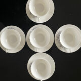 Vintage Limoges Porcelain Coffee Cups – Françoise Adnet “Black Coral”